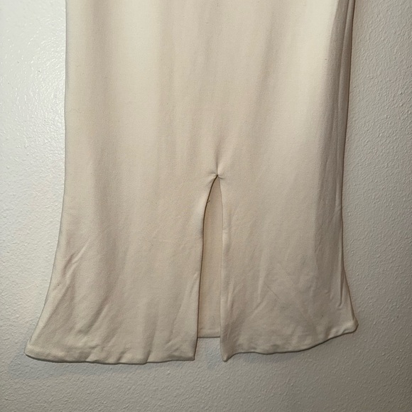 Oh Polly! Square neck midi dress in Ivory size 2 - Picture 7 of 8